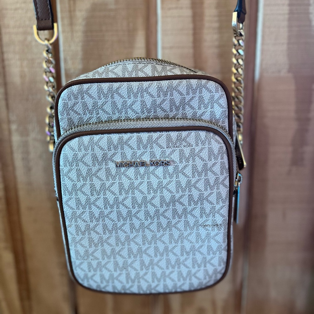 Michael Kors Monogram Crossbody Bag